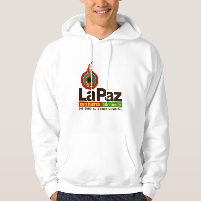 La Paz con fuerza con ñeq`e Hoodie (Front)