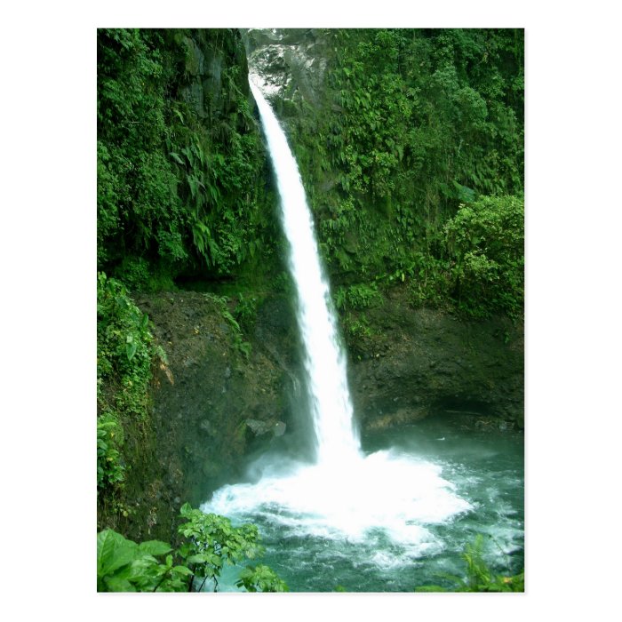 La Paz Waterfall, Costa Rica Postcard