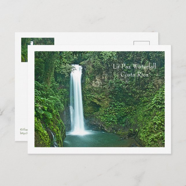 La Paz Waterfall, Costa Rica Postcard (Front/Back)