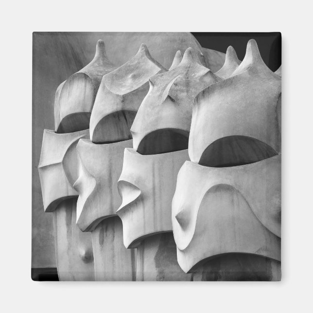 La Pedrera Chimneys Magnet (Front)