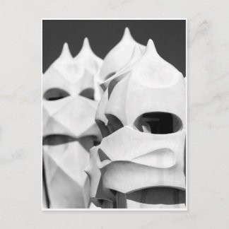 La Pedrera Chimneys Postcard