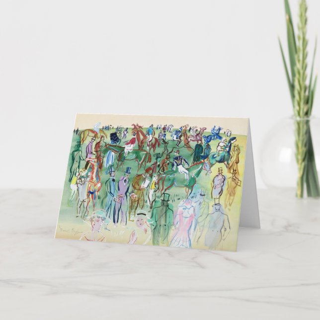 La Pelouse | Raoul Dufy Card (Front)