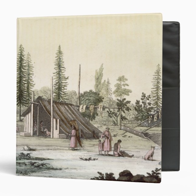 La Perouse at Port Francesci (colour engraving) Binder (Front/Inside)