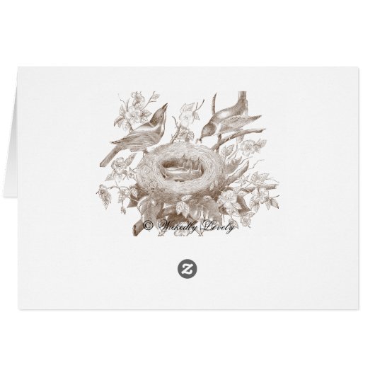 La Petite Famille on blue and cream background (Back Horizontal)