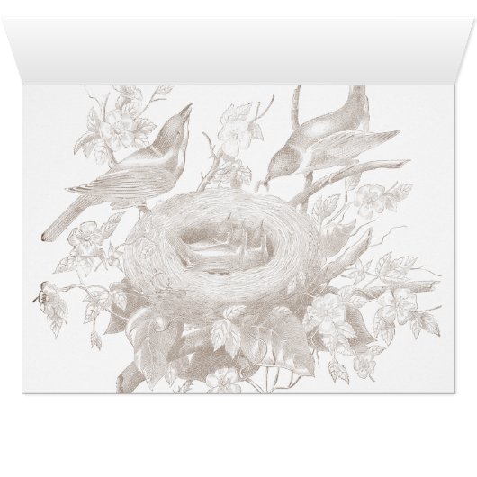 La Petite Famille on blue and cream background (Inside Horizontal (Bottom))