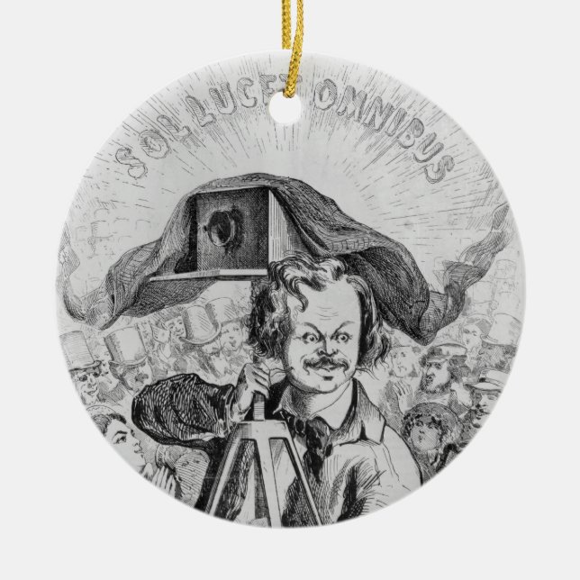 'La Photographie, Nadar (1820-1910) le grand (!!!. Ceramic Ornament (Front)