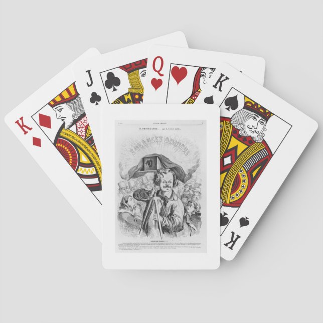 'La Photographie, Nadar (1820-1910) le grand (!!!. Poker Cards (Back)