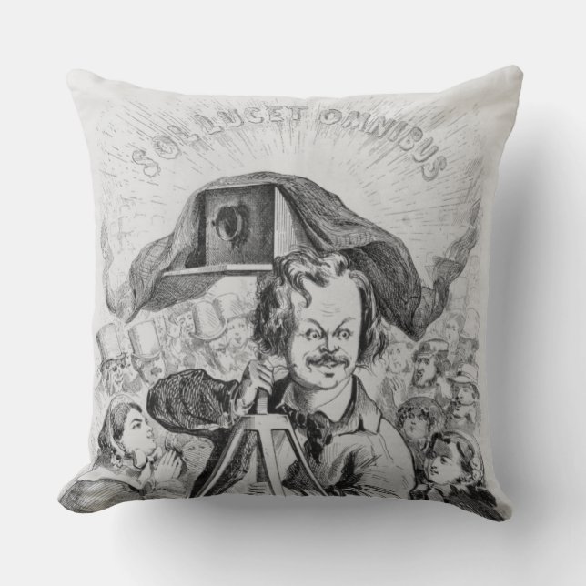 'La Photographie, Nadar (1820-1910) le grand (!!!. Throw Pillow (Front)