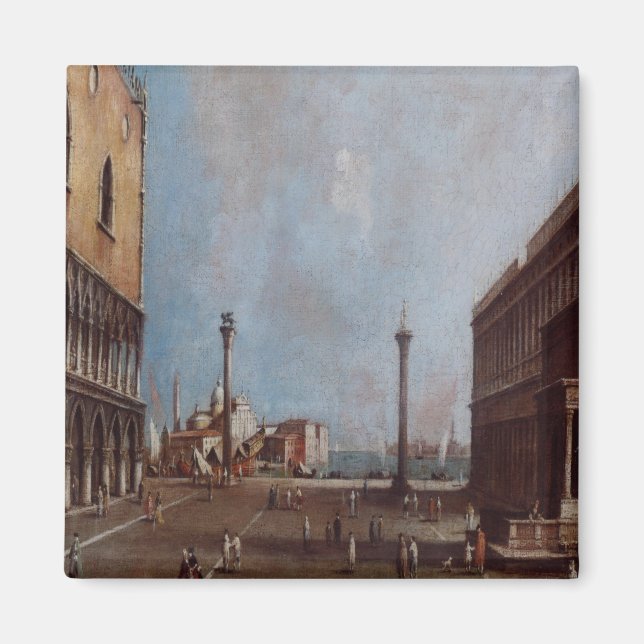 'La Piazetta Verso L'Isola san Giorgi' Magnet (Front)