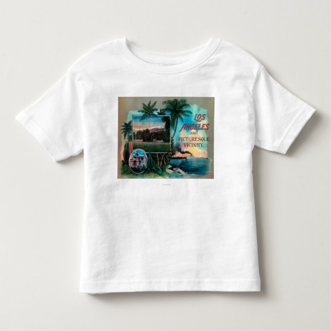 LA & Picturesque Vicinity Toddler T-shirt (Front)