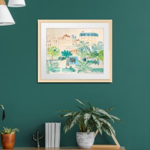 La Place Arago   Raoul Dufy Framed Art