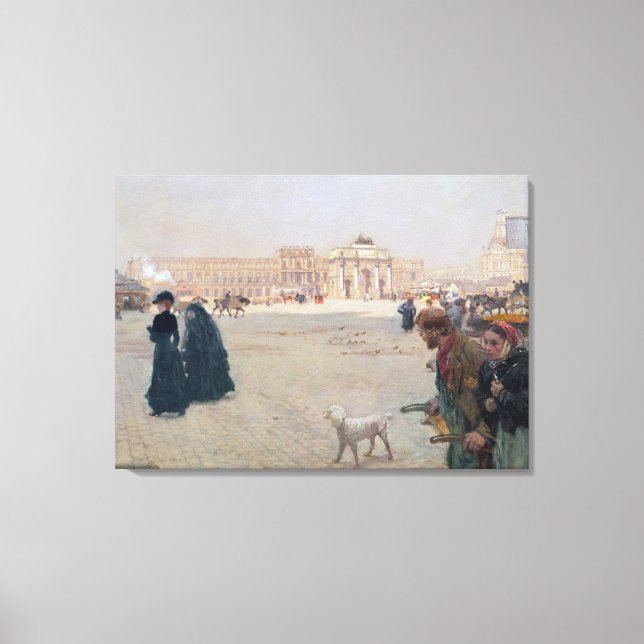 La Place du Carrousel, Paris Canvas Print (Front)