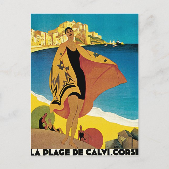 La Plage De Calvi Corse France Postcard (Front)