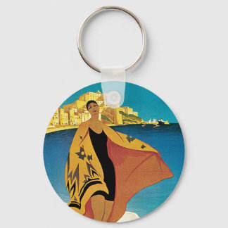 La Plage de Calvi, Corse Keychain