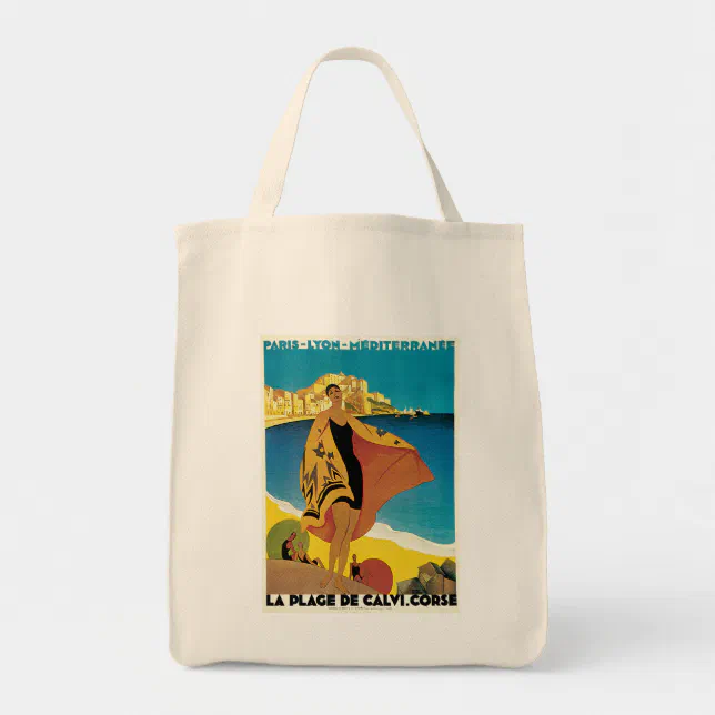 La Plage de Calvi, Corse Tote Bag