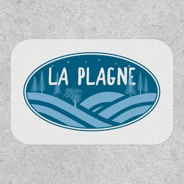 La Plagne France Outdoors Patch (Front)