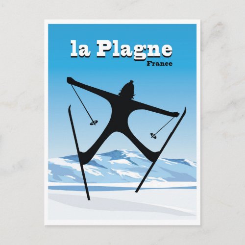 La Plagne France Postcard