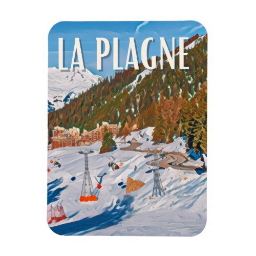 La Plagne Station de ski  Magnet