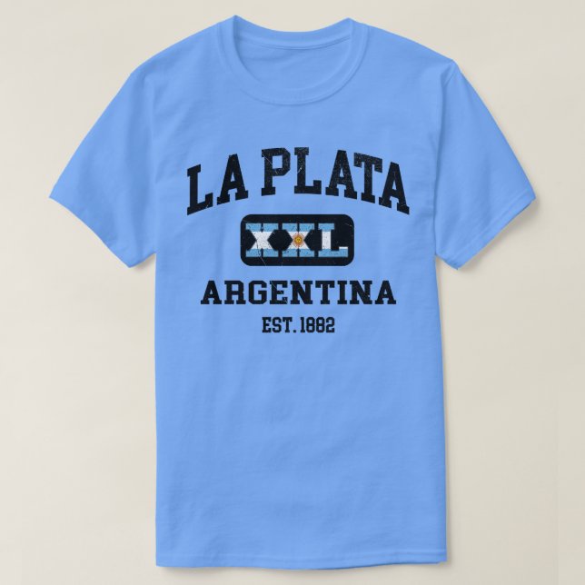 La Plata Argentina XXL Athletic design T-Shirt (Design Front)