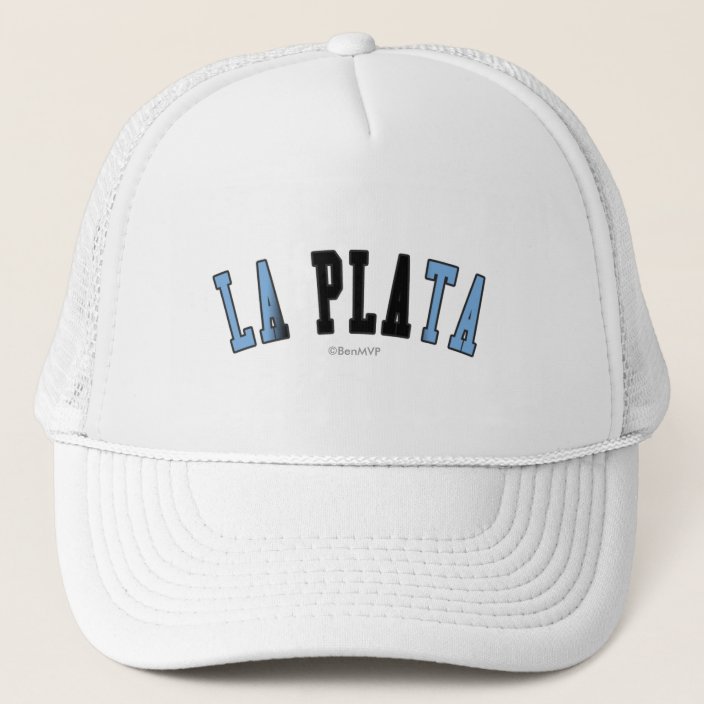 La Plata in Argentina National Flag Colors Hat
