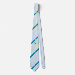 La Plata stripes flag Neck Tie