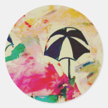 La Playa Detail in Full Color Sticker