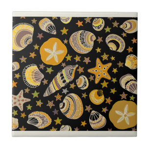 La Playa - Sea Shells Ceramic Tile