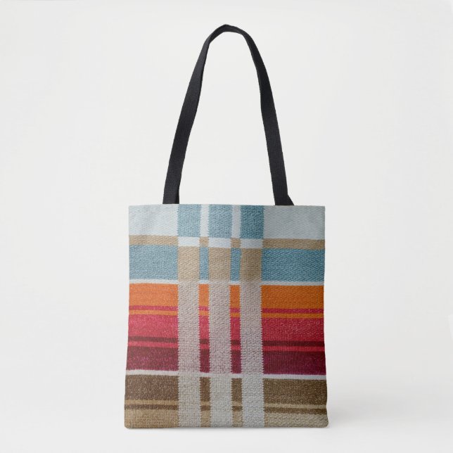 "LA PLAYA" - STUNNING TOTE – Mexican Weave (Front)