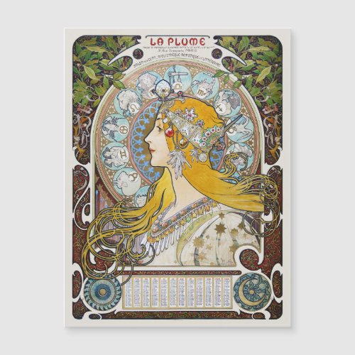 La Plume France Vintage Wall Art Nouveau 1896