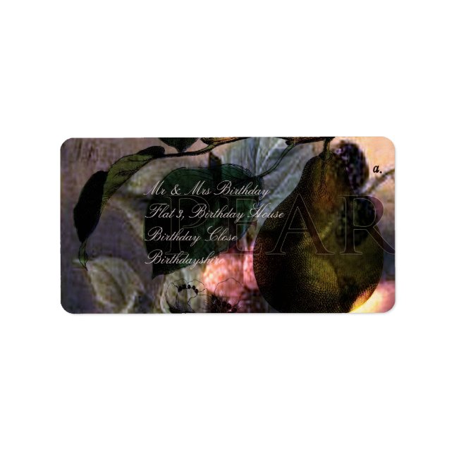 La Poire #2 Label (Front)