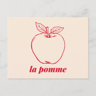 la pomme holiday postcard