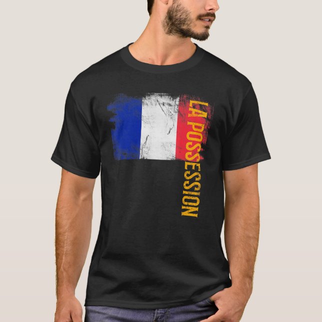 La Possession Runion Flag For Runionese Men Women T-Shirt (Front)