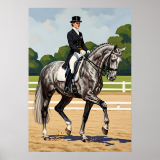 LA PRÉCISION DU DRESSAGE (The Dressage Precision) Poster