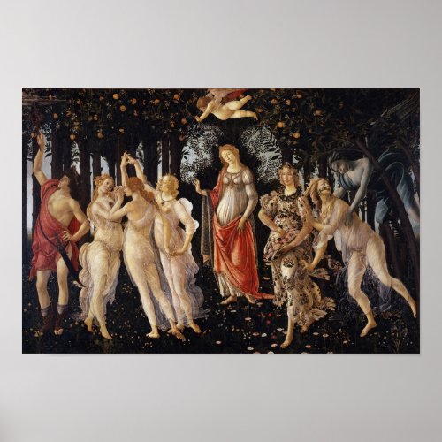 La Primavera by Botticelli _ Poster