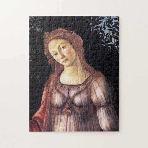 La Primavera in detail by Sandro Botticelli Jigsaw Puzzle
