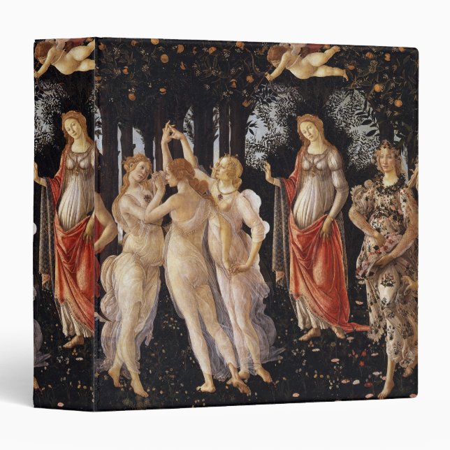 La Primavera (Spring) by Sandro Botticelli Binder (Front/Spine)
