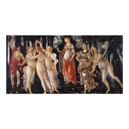 La Primavera Spring by Sandro Botticelli Card