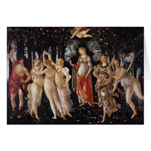 La Primavera (Spring) by Sandro Botticelli Cards (Front Horizontal)