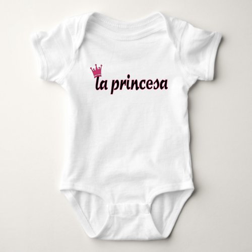 La Princesa Baby Bodysuit