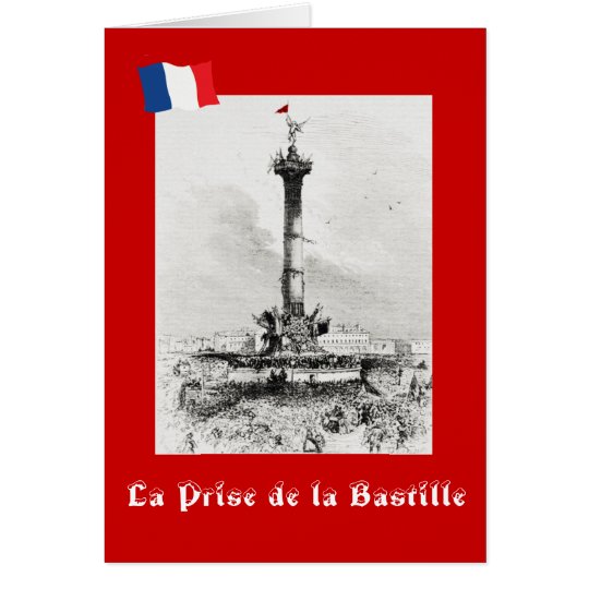 La Prise de la Bastille Card