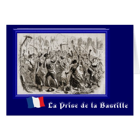 La Prise de la Bastille Cards (Front Horizontal)