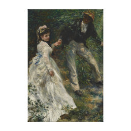 La Promenade by Auguste Renoir Fine Art Canvas Print