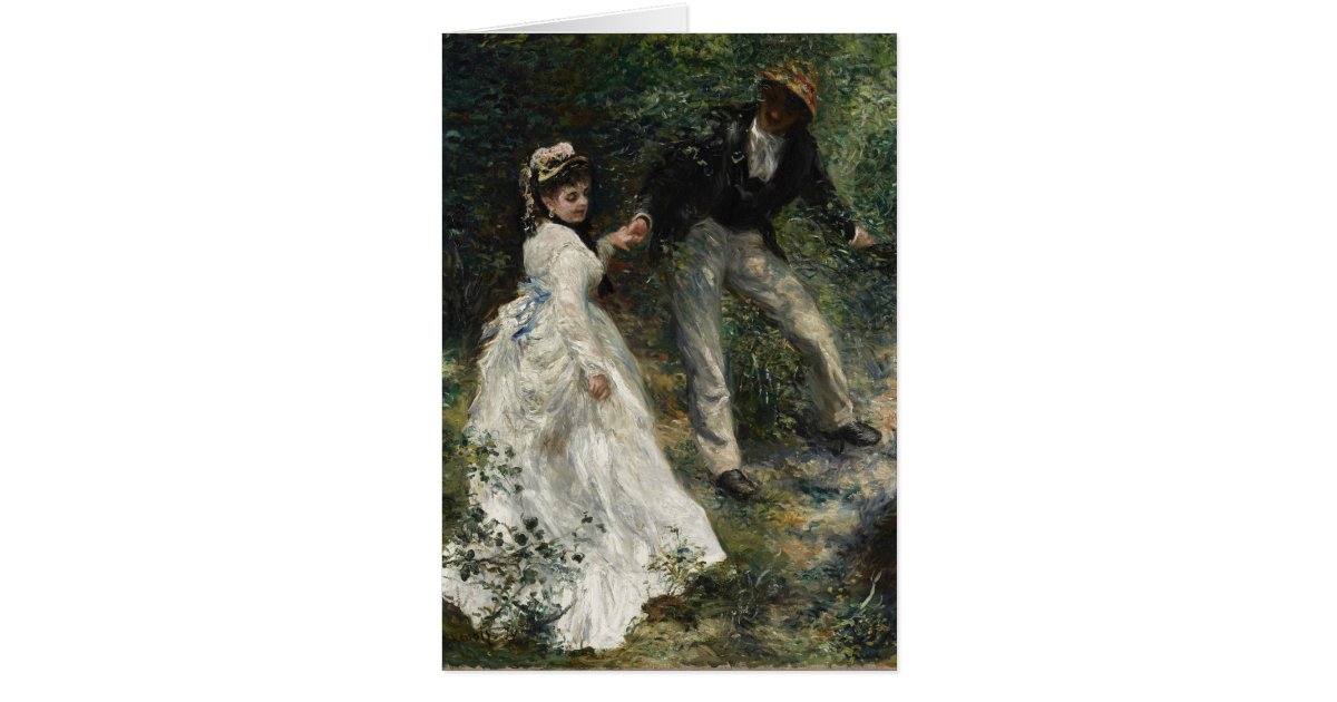 La Promenade Renoir Impressionist Painting Art | Zazzle