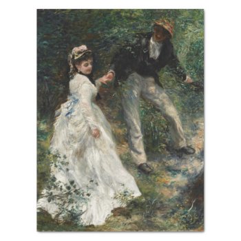 La Promenade Renoir Impressionist Painting Art Tissue Paper by Then_Is_Now at Zazzle