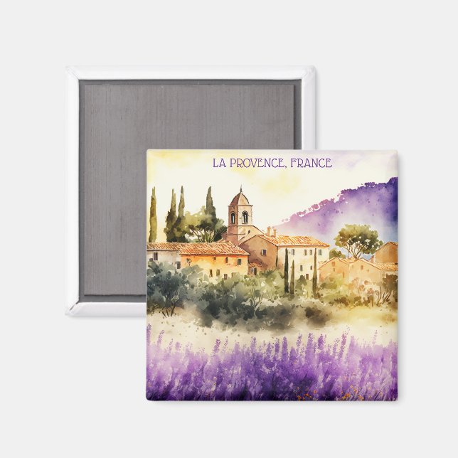 La Provence France Painting Magnet (Front/Back)