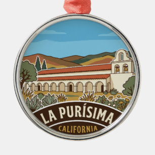 La Purísima Mission State Historic Park California Metal Ornament