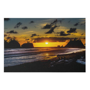 La Push Sunset Faux Canvas Print