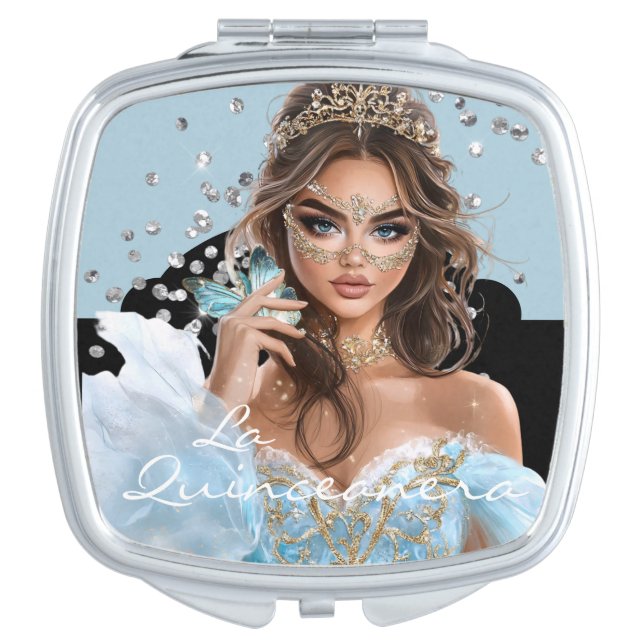 La Quinceanera  Compact Mirror (Front)