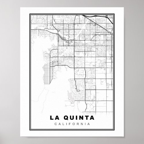 La Quinta Map Poster