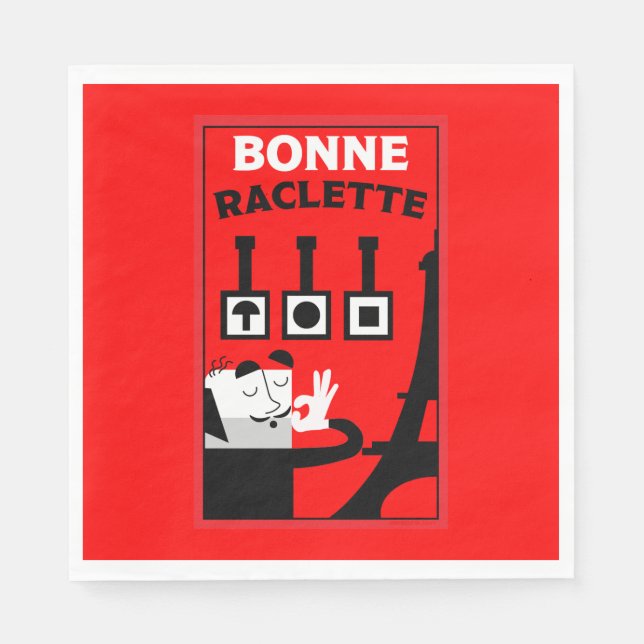 La Raclette Napkins (Front)